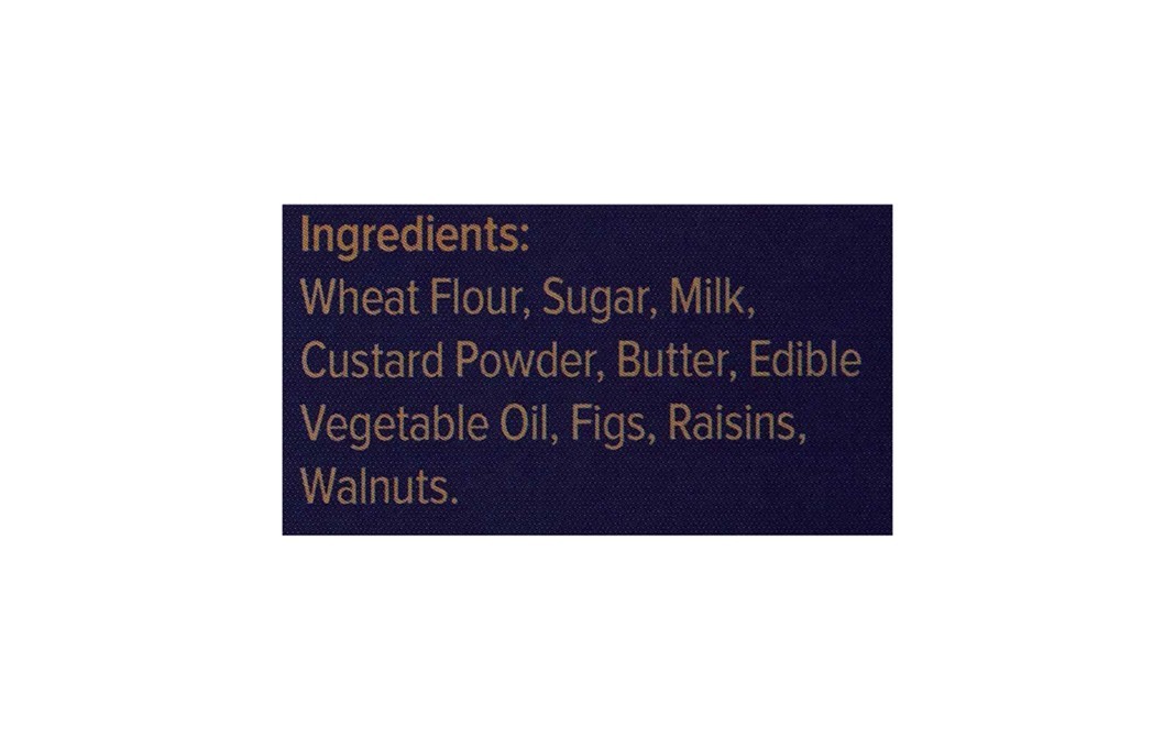 Whole food Fig Walnut Raising Cookies    Pack  120 grams